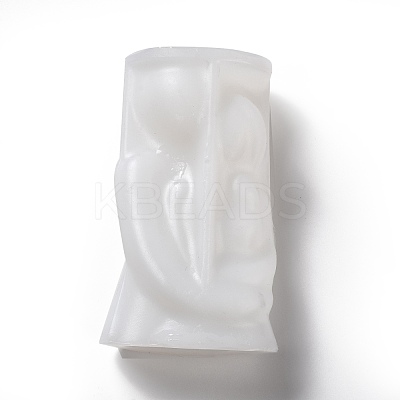 DIY Lovers Candle 3D Bust Portrait Silicone Molds DIY-H001-07-1