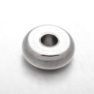 Tarnish Resistant Rondelle 303 Stainless Steel Spacer Beads STAS-N072-05-1