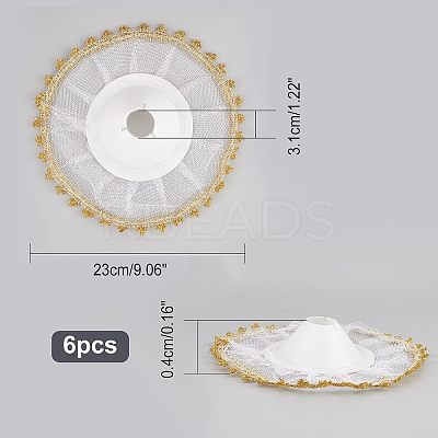 Lace Bouquet Collar AJEW-NB0003-12B-1