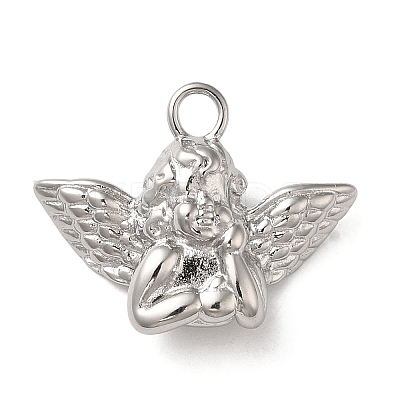 Non-Tarnish 304 Stainless Steel Pendants STAS-Q252-28P-1