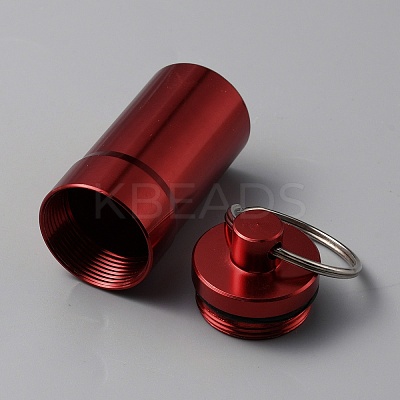 Outdoor Portable Aluminium Alloy Small Pill Case KEYC-WH0029-92A-1