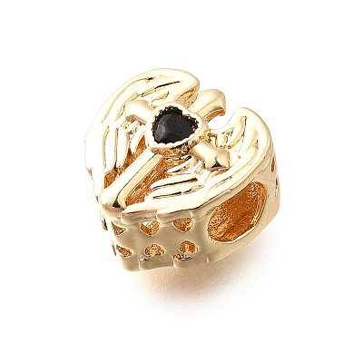 Brass & Glass Beads KK-M318-47G-01-1