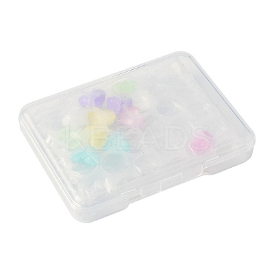 12Pcs 6 Colors Glass Rhinestone Cabochons RGLA-FS0001-19-1