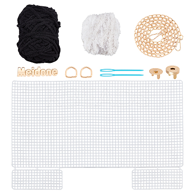 DIY Hand Woven Bag Making Kit DIY-WH0258-63-1