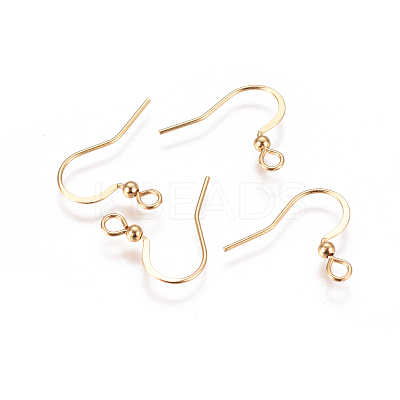 304 Stainless Steel French Earring Hooks STAS-F227-25-G-1