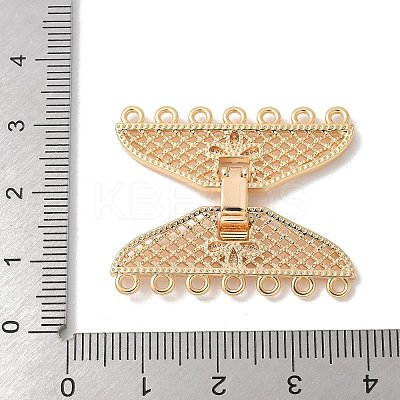 Brass Snap Clasps KK-U052-26G-1
