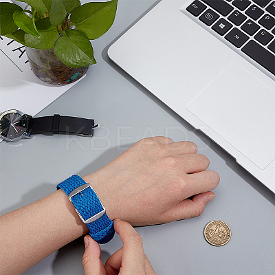Nylon Watch Bands AJEW-WH0596-226F-1