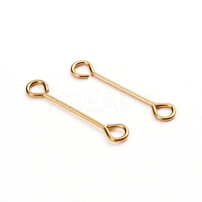 Ion Plating(IP) 304 Stainless Steel Eye Pins STAS-I141-01B-G-1