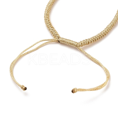 Adjustable Braided Polyester Cord Bracelet Making AJEW-JB00763-01-1