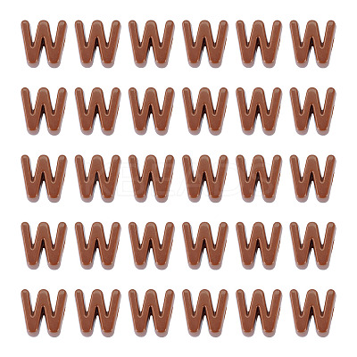 Opaque Acrylic European Beads OACR-TAC0019-006W-1