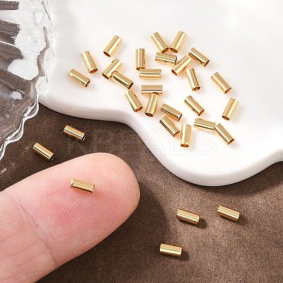 SHEGRACE Brass Tube Beads XGRPCP415-250G-1
