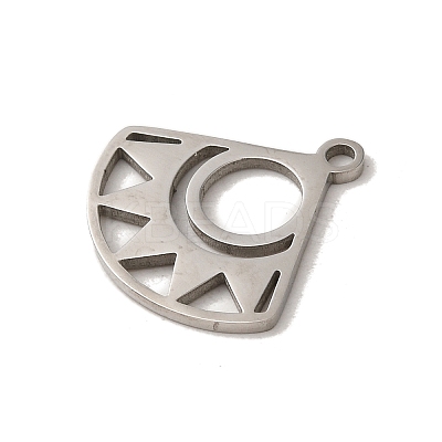 Non-Tarnish 201 Stainless Steel Pendants STAS-E211-04P-1