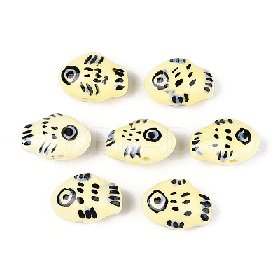Handmade Porcelain Beads PORC-T133-09-1