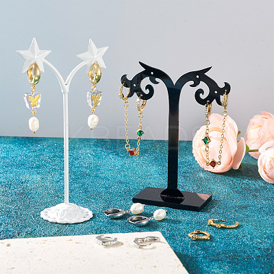 8 Pairs 8 Style Brass Hoop Earrings EJEW-PJ0001-05-1