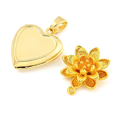 Brass DIY Pendant & Beads Jewerly Making Findings Kits KK-XCP0001-78-1