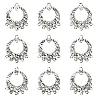 Tibetan Style Alloy Chandelier Components Links TIBE-YW0001-53-1