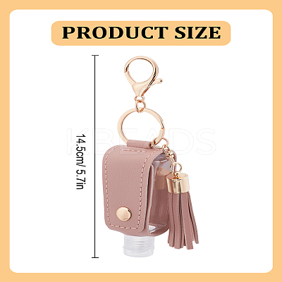 1Pc Portable Empty Travel Bottle Keychain KEYC-LP0001-05B-1