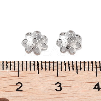 Non-Tarnish 316 Stainless Steel Bead Cap STAS-K274-05P-1