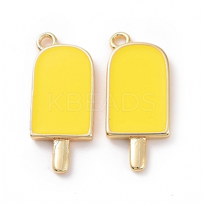 Brass Enamel Pendants KK-A168-16-02G-1