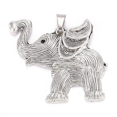 Tibetan Style Alloy Big Pendants PALLOY-I206-01AS-1