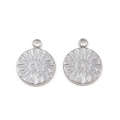 304 Stainless Steel Pendants LS-STAS-I363-09P-1