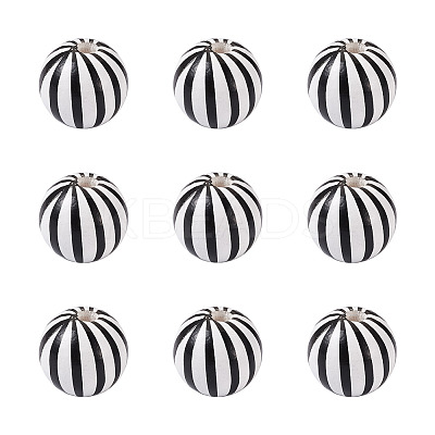 Natural Wooden Beads WOOD-TAC0010-04B-1
