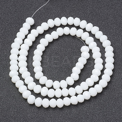 Opaque Solid Color Glass Beads Strands EGLA-A034-P8mm-D01-1