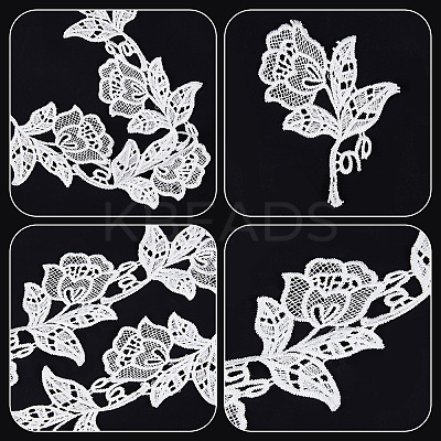 Polyester Lace Trim SRIB-GF0001-21B-1