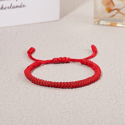 Nylon Threads Braided Bracelet BJEW-SW00058-3-1