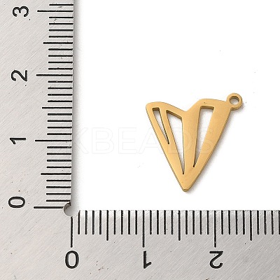 304 Stainless Steel Charms STAS-O005-12G-1