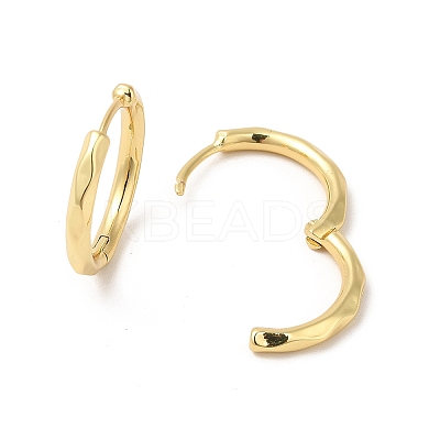 Rack Plating Brass Hinged Hoop Earrings for Women EJEW-E270-28G-1