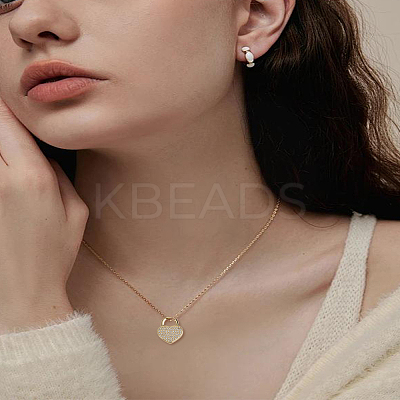 2Pcs Brass Micro Pave Cubic Zirconia Pendants ZIRC-LP0001-47-1