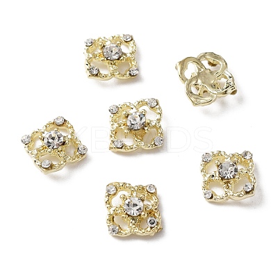 Alloy Rhinestone Cabochons MRMJ-WH0077-044B-1