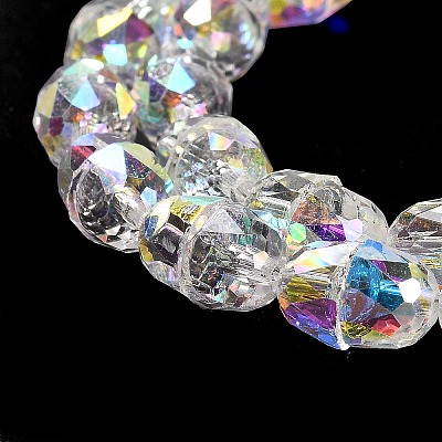 Electroplate Glass Beads Strands EGLA-D030-04B-1