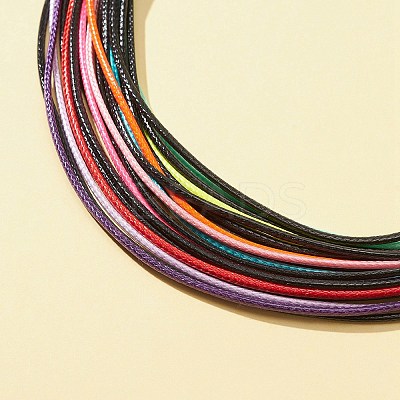 20Pcs Waxed Cotton Cord Necklace Making DIY-FS0003-92-1