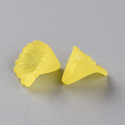 Frosted Acrylic Bead Caps MACR-S371-10A-717-1