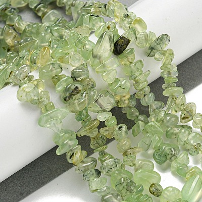 Natural Prehnite Beads Strands X-G-P332-41A-1