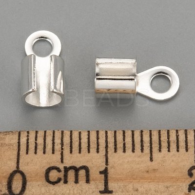Brass Cord Ends KK-E182-S-1