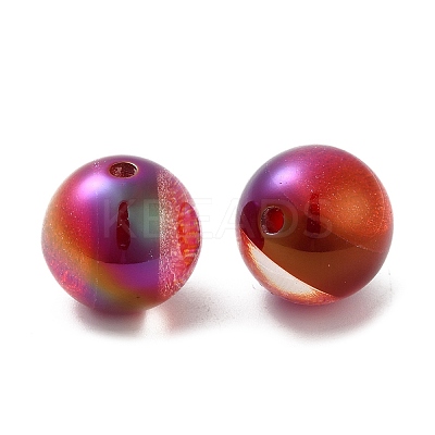 Two Tone Resin Beads RESI-Z015-02B-1
