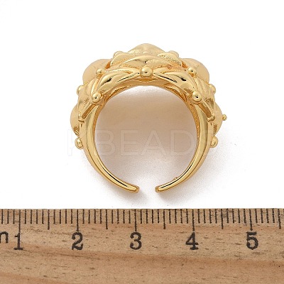 Brass Cuff Rings for Women RJEW-U041-04G-1