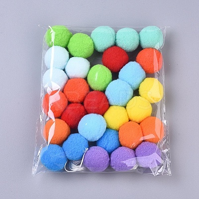 Felt Ball Garlands LS-AJEW-CJC0001-41B-1