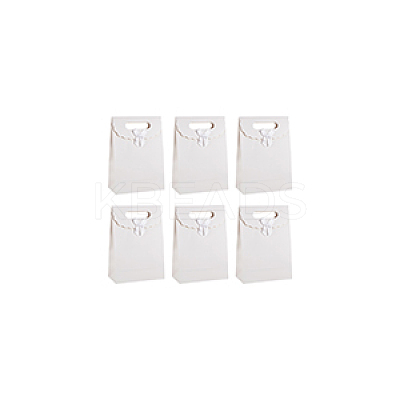 Rectangle Paper Gift Bags CARB-WH0017-14B-04-1