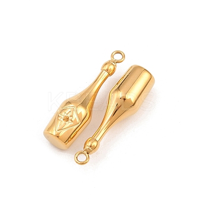 304 Stainless Steel Pendant Rhinestone Settings STAS-H241-36G-1