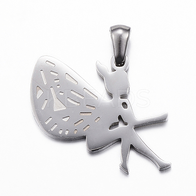 Tarnish Resistant 304 Stainless Steel Pendants STAS-K62-007P-1