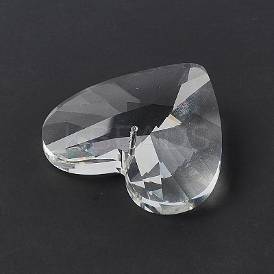 Transparent Glass Big Pendants GLAA-F118-04-1