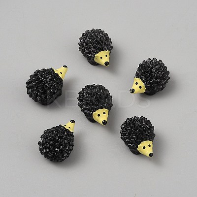 Resin Hedgehog Miniature Ornaments AJEW-WH0606-68A-1