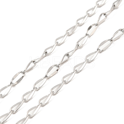 Non-Tarnish 304 Stainless Steel Link Chains STAS-D084-37P-1