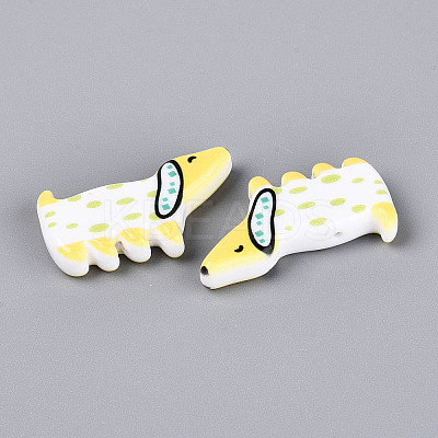 Printed Opaque Resin Beads RESI-N043-04D-1