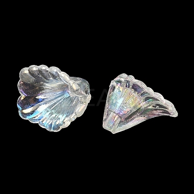 Transparent Acrylic Bead Caps OACR-G054-03-M-1
