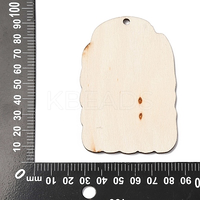 Halloween Printed Wooden Big Pendants LS-WOOD-I016-01H-1